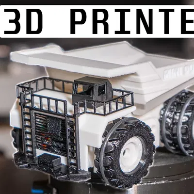 Xe ben RC Tự Chế Bằng In 3D