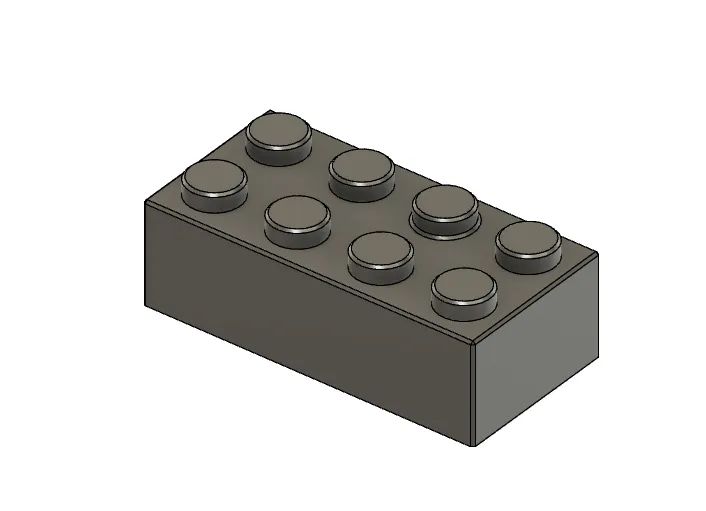 Lego 2x4 Brick - Image 1