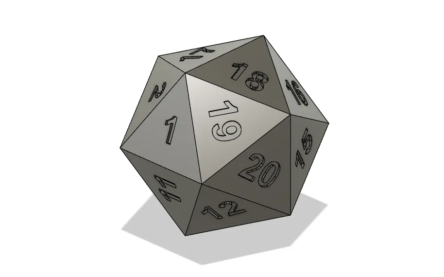 Xúc xắc D20 có số - Image 1