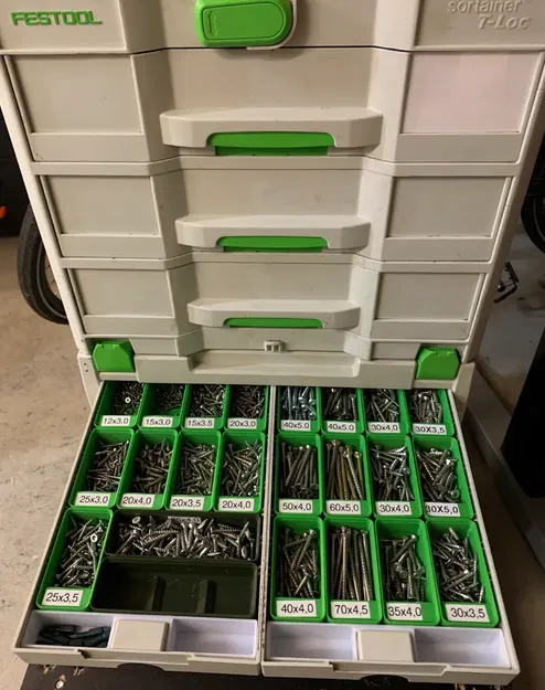 Gridfinity cho Festool Sortainer Sort 6 - Image 1