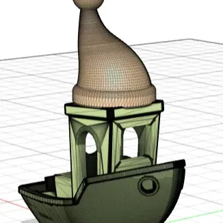 Thuyền Benchy Giáng Sinh 3D