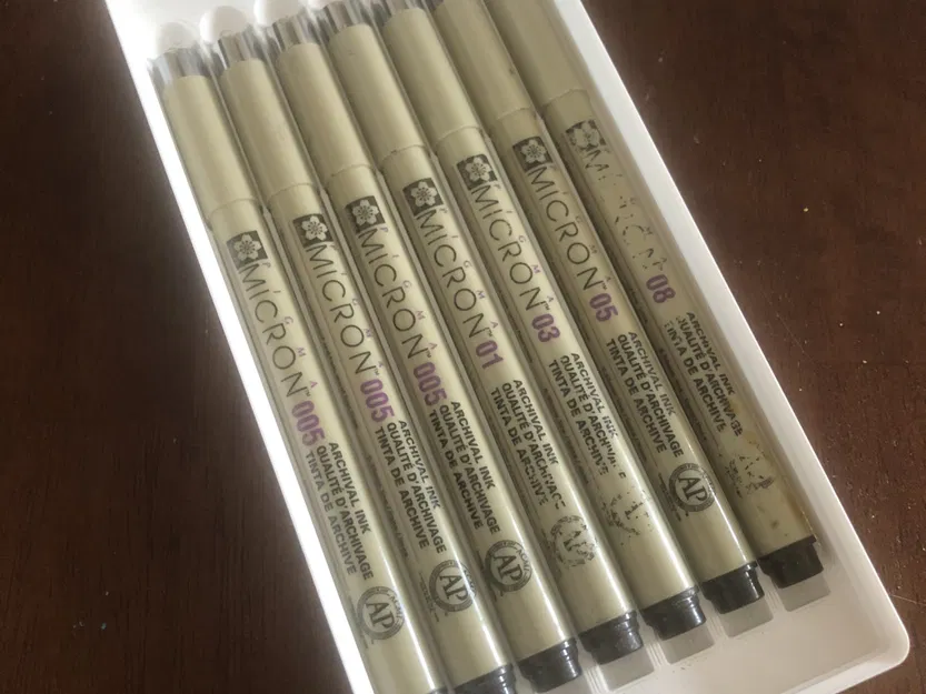 Gridfinity Micron Art Pen holder - Image 1