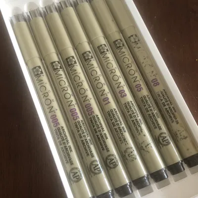 Gridfinity Micron Art Pen holder