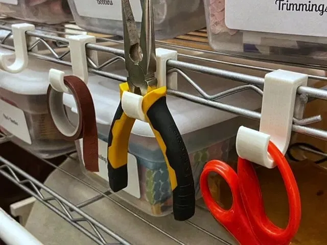 Shelf Hooks for Metal Wire Rack Shelves - Image 1