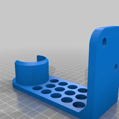 Giá Treo Khăn Giấy Cho Ống PVC 1 inch - Khoảng Cách Lỗ Pegboard