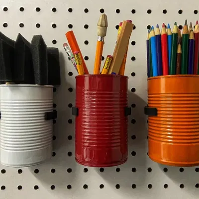 Giá đỡ lon thực phẩm có lỗ tương thích Pegboard