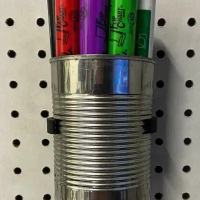 Giá đỡ lon thực phẩm có lỗ tương thích Pegboard