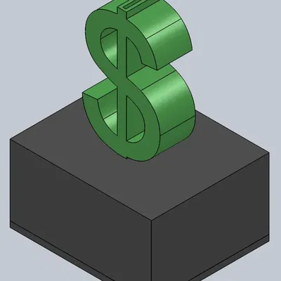 Money Sign Piggy Bank