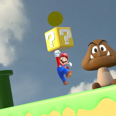 Khối Lập Phương Đồng Xu và Goomba Siêu Mario