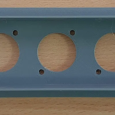 Giá đỡ connector Neutrik HDMI và LAN