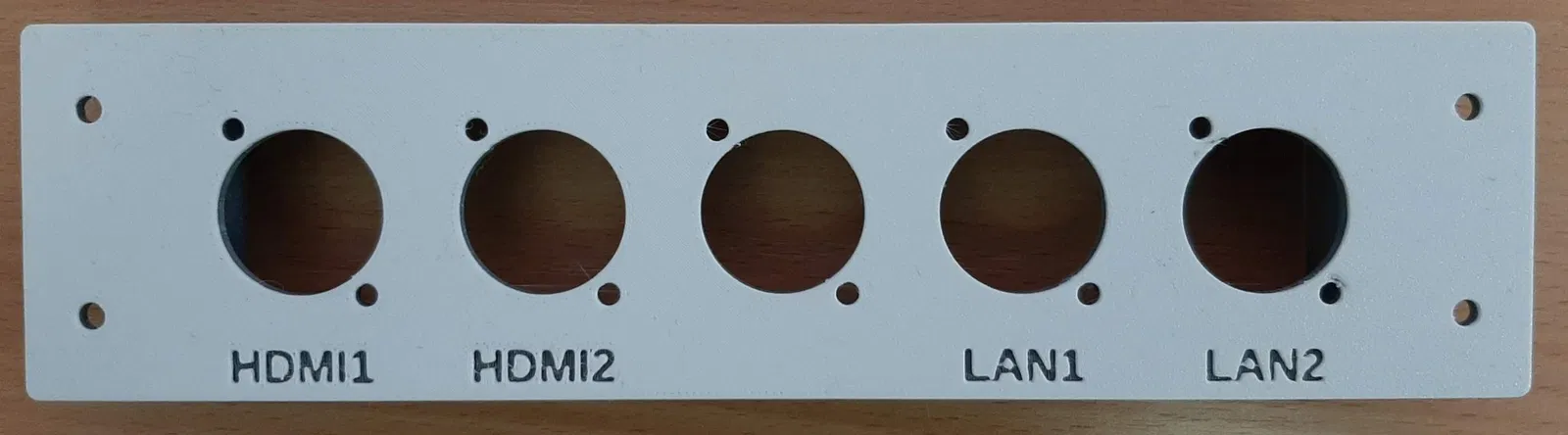 Giá đỡ connector Neutrik HDMI và LAN - Image 3