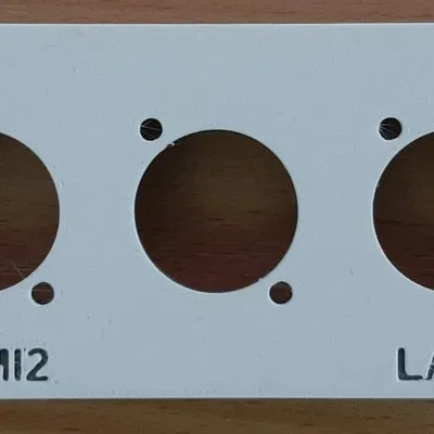 Giá đỡ connector Neutrik HDMI và LAN