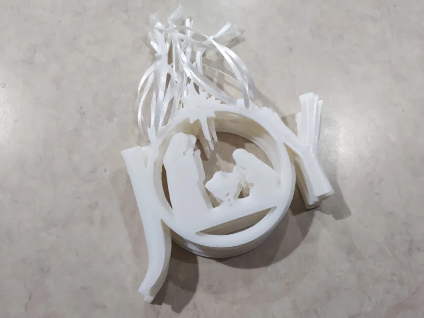 Joy Nativity Christmas Ornament - Image 1