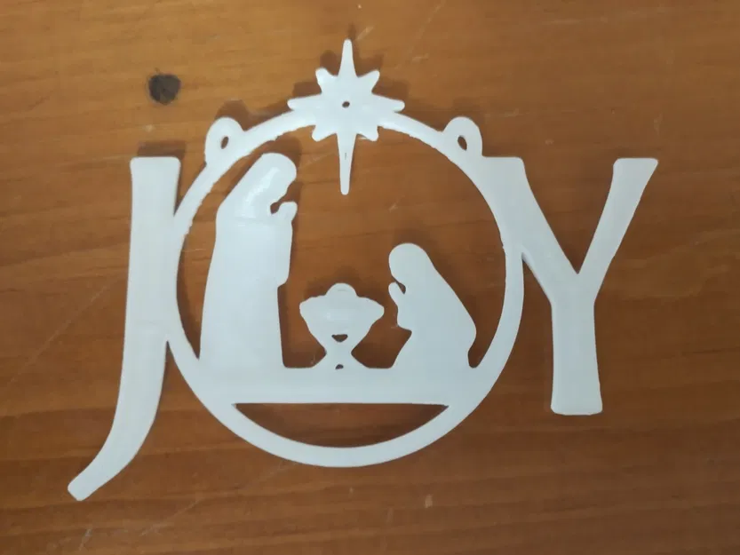 Joy Nativity Christmas Ornament - Image 2