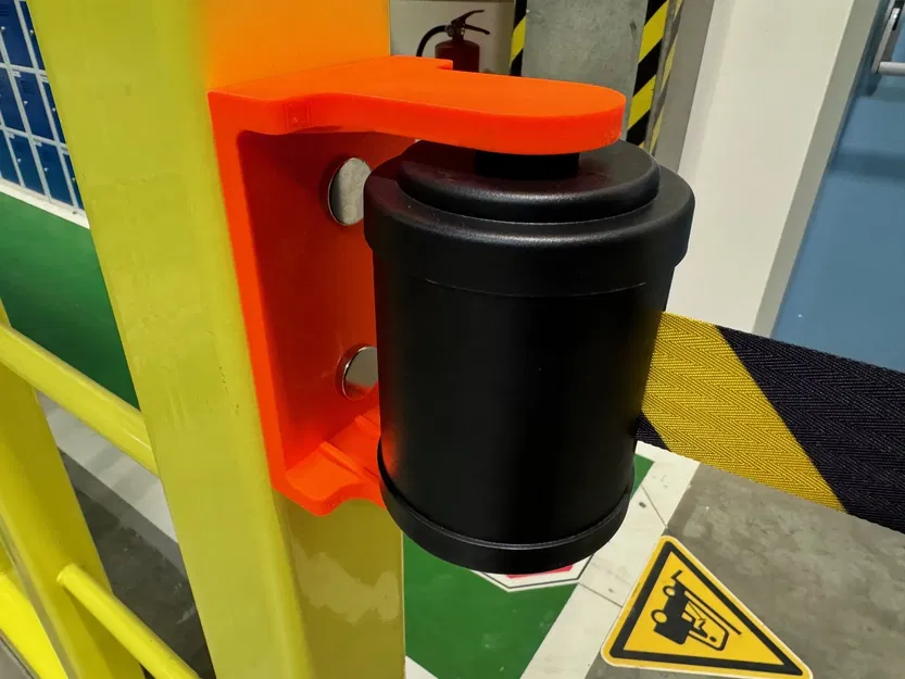 Bracket with neodymium magnet for Wall mounted belt - Image 3