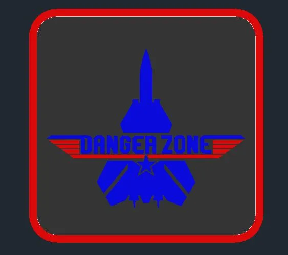 Biển Báo Khu Vực Nguy Hiểm "Top Gun" - Image 1