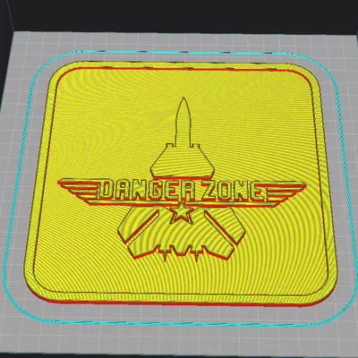 Biển Báo Khu Vực Nguy Hiểm "Top Gun"