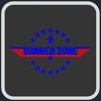 Biển Báo Khu Vực Nguy Hiểm "Top Gun"