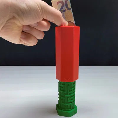 Hộp Heo Đất Tiết Kiệm Hình Mê Cung