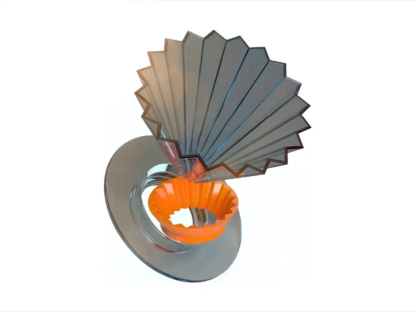 Adapter Giữ Kẹp Gỗ Origami - Image 1