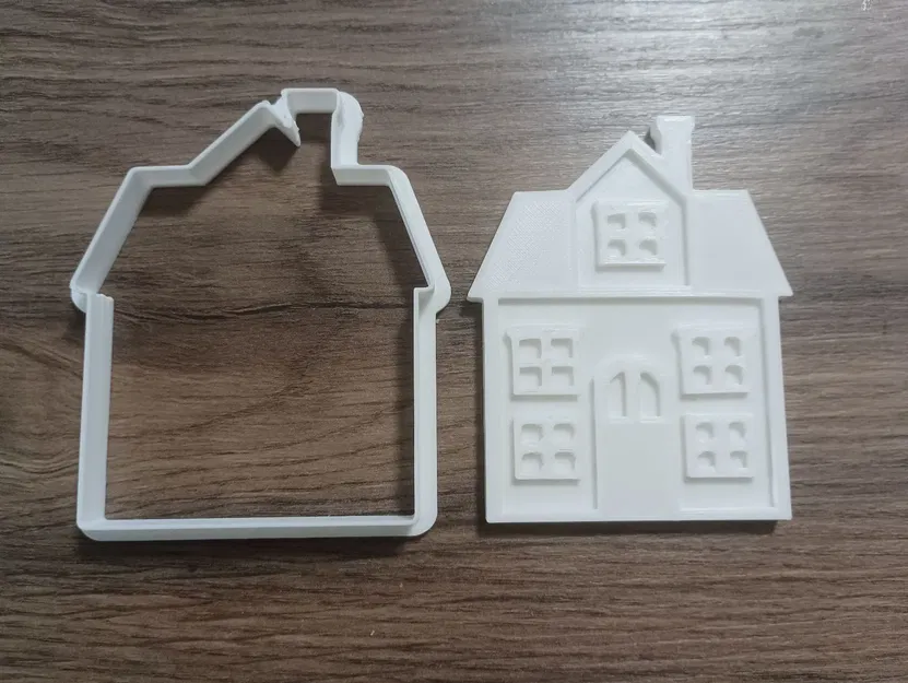 Khuôn Cắt Bánh/Con Dấu Hình Ngôi Nhà - Image 1