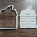 Khuôn Cắt Bánh/Con Dấu Hình Ngôi Nhà - Thumbnail 1