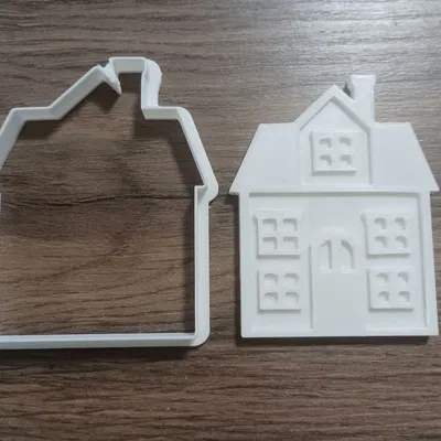 Khuôn Cắt Bánh/Con Dấu Hình Ngôi Nhà