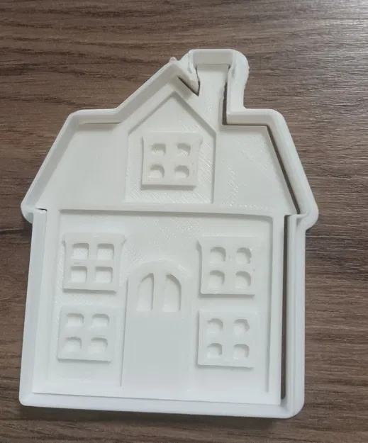 Khuôn Cắt Bánh/Con Dấu Hình Ngôi Nhà - Image 2
