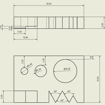 Minimalistic Dimension Tester