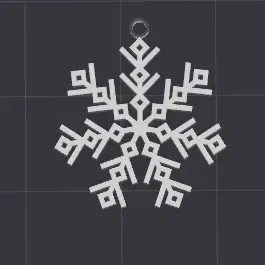 Bông Tai Hình Bông Tuyết