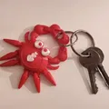 Mô hình Cua Tim Dẻo (Flexi Heart Crab) - Dây Chuyền / Móc Khóa - Thumbnail 1