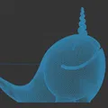 Heo Đất Kỳ Lân Biển "Narwhal Piggy Bank" - Thumbnail 2
