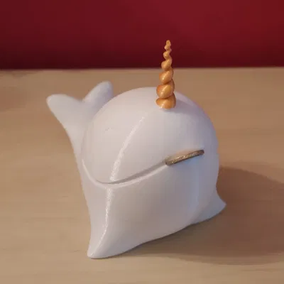 Heo Đất Kỳ Lân Biển "Narwhal Piggy Bank"