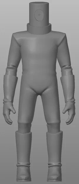 Robot Cyclops Đen Khổng Lồ (In XL) - Cao 80cm - Image 3