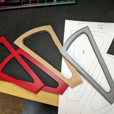 Templates for GEOMETRIC PUZZLE SERVING TRAY