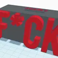 Swearword Piggy Bank - F*ck - Thumbnail 2