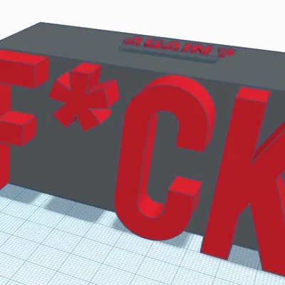 Swearword Piggy Bank - F*ck