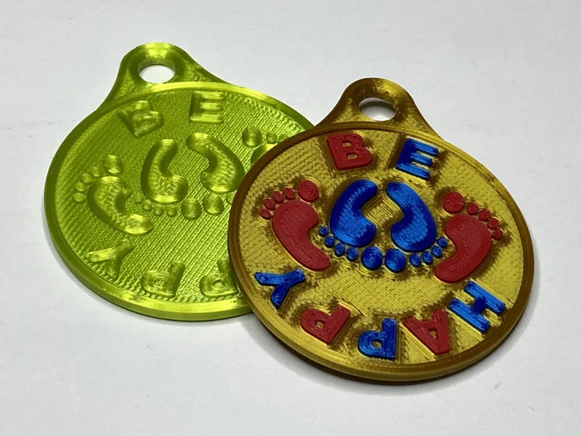 Móc Khóa "Be Happy" - Image 1