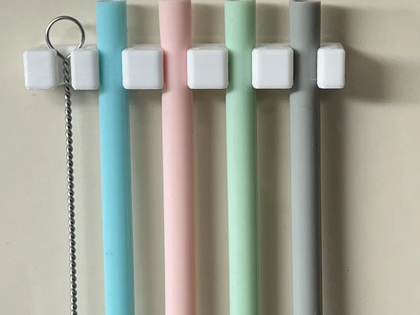 Giá phơi ống hút bằng silicone - Image 1