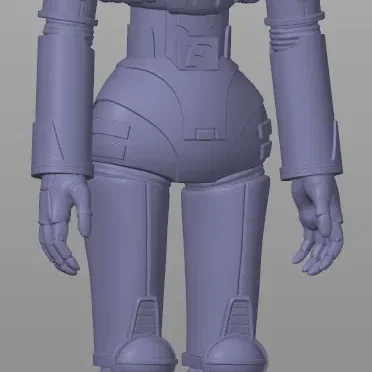 75cm Grag Figure (Captain Future) (XL Color Print)