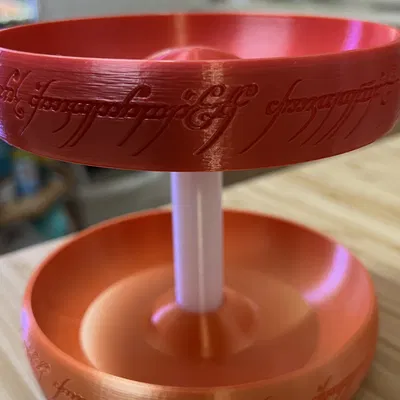 Chén Kẹo "My Precious" Double Decker Chúa Tể Của Những Chiếc Nhẫn