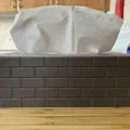 Hộp Đựng Khăn Giấy Với Họa Tiết Giả Gạch - Thumbnail 2