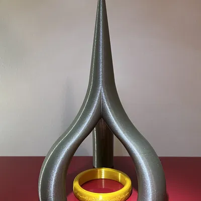 Móc Giữ Nhẫn Hình Khối Hữu Cơ