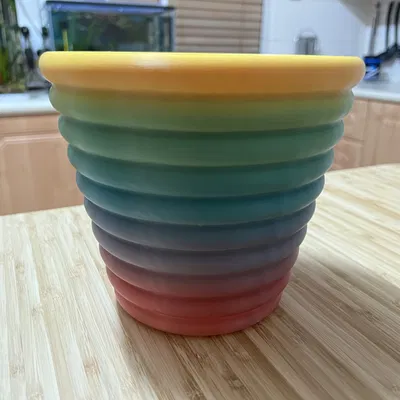 Chậu Cây Có Gân