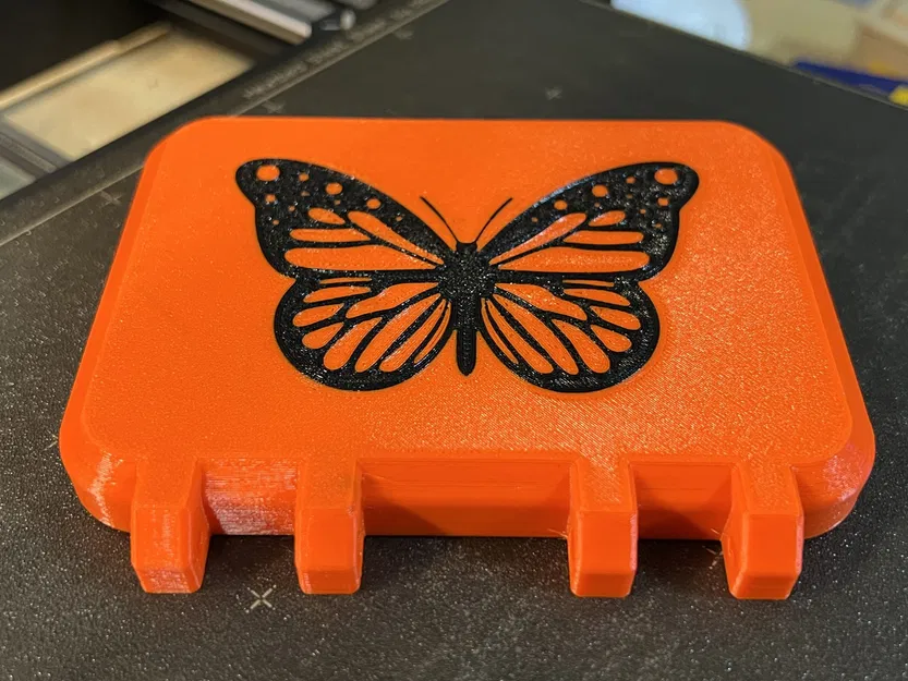 Nắp Hộp Đựng Đa Năng Hình Chim Cánh Cụt Họa Tiết Bướm MMU - Image 1