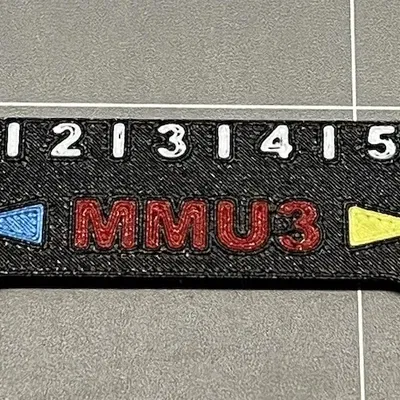 Prusa MMU3 Label Plate