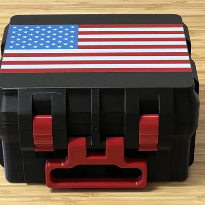 Nắp Hộp Gorilla Space Case Họa Tiết Cờ Mỹ