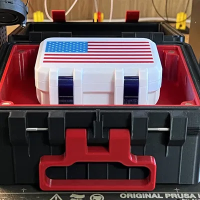 Nắp Hộp Gorilla Space Case Họa Tiết Cờ Mỹ