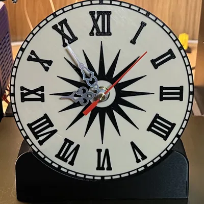Đồng hồ số La Mã để bàn & chân đế