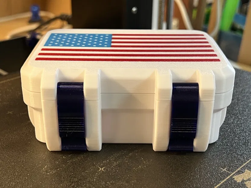 Hộp Đựng Đa Năng Chim Cánh Cụt - Nắp Trang Trí Cờ Mỹ Cho MMU - Image 3